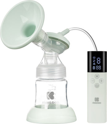 Kikka Boo Electric Single Breast Pump Caily Battery and Electric BPA Free Green 150ml