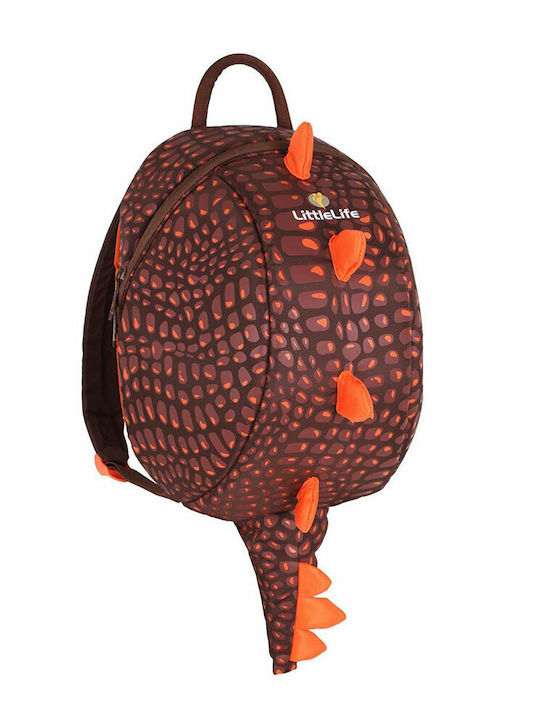 Littlelife Dinosaur Schulranzen Rucksack Kindergarten in Braun Farbe