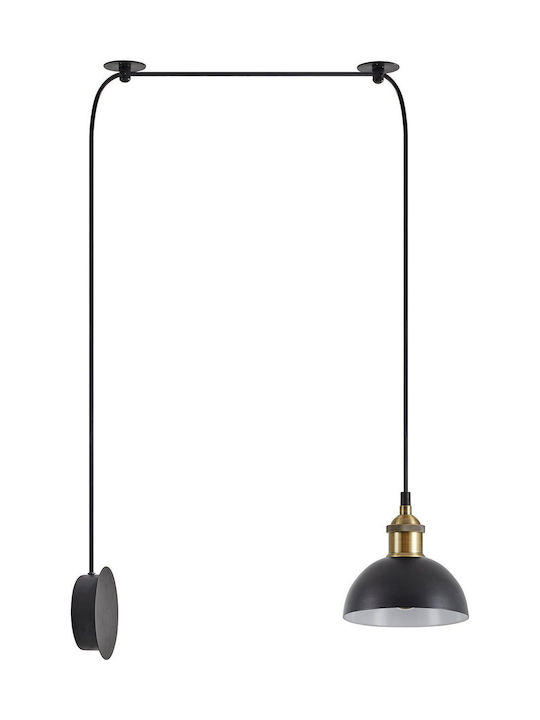 Home Lighting Pendant Lamp E27 Black