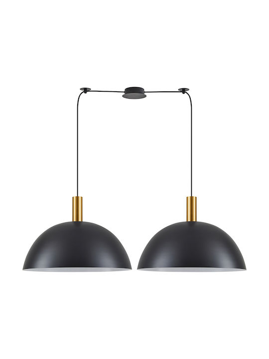 Home Lighting Pendant Lamp 2xE27 Gold