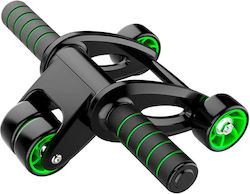 Aoke Roller 4 Wheel Rad Schwarz Anti-Rutsch-Griffe / Widerstandsbänder / Matte