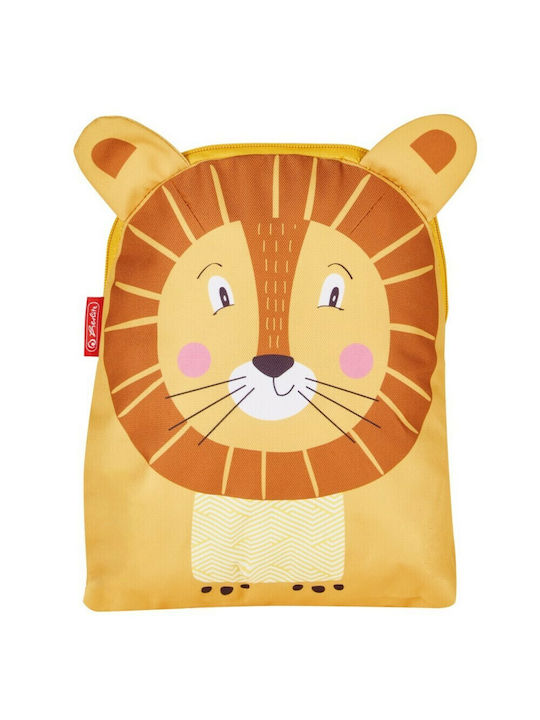 Herlitz Lion Schulranzen Rucksack Kindergarten in Orange Farbe