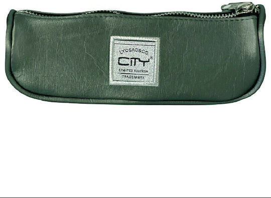 Exas Paper City Eclair Κασετίνα Βαρελάκι Silk Green