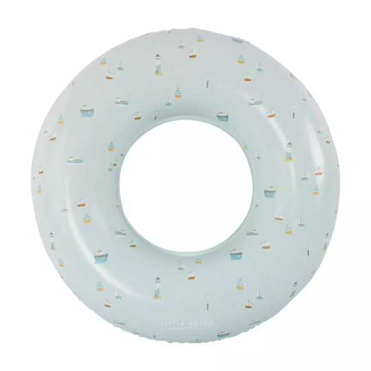 Little Dutch Sailors Bay Kids' Swim Ring with Diameter 50cm. from 3 Years Old Light Blue