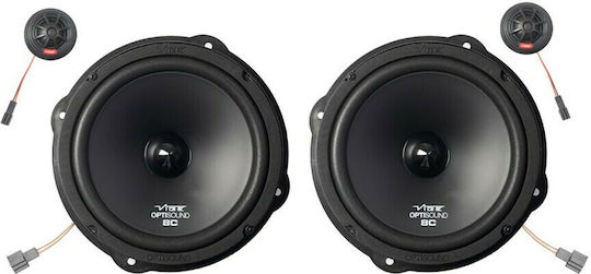 Vibe Σετ Ηχεία Αυτοκινήτου Διαιρούμενα 8" με 120W RMS (2 Δρόμων)