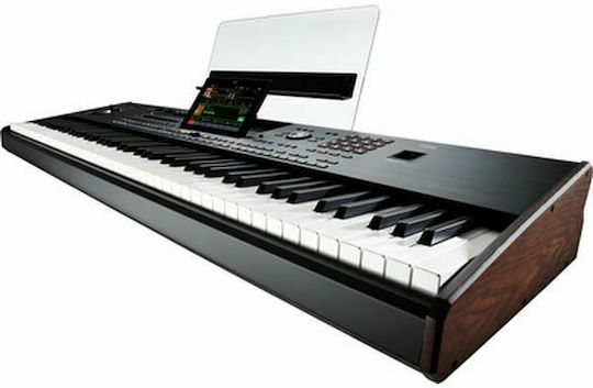 Korg Arranger PA5X-88 with 88 Weighted Keys with Music Stand Black