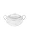 Oriana Ferelli Classic Stripes 17310/S Porcelain Sugar Bowl White