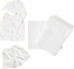 Christening Oilcloths Set White 6pcs