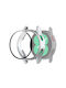 Samsung Plastic Case with Glass in Silver color for Galaxy Watch 4 40mm