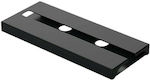 Suport de sticlă montat Rack Plastic cu Dimensiuni 25x11x2cm