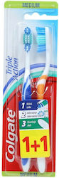 Colgate Triple Action Toothbrush Medium Blue / ...