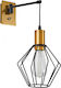 Home Lighting Vechi Aplică de Perete cu Soclu E27 Aur Lățime 30cm