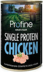 Profine Single Protein Υγρή Τροφή Σκύλων σε Κονσέρβα με Κοτόπουλο χωρίς Σιτηρά 400gr