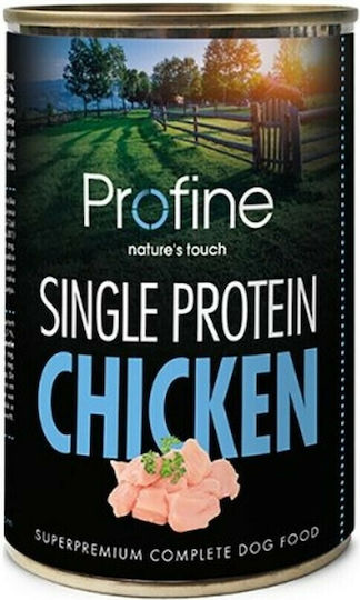 Profine Single Protein Υγρή Τροφή Σκύλων σε Κονσέρβα με Κοτόπουλο χωρίς Σιτηρά 400gr