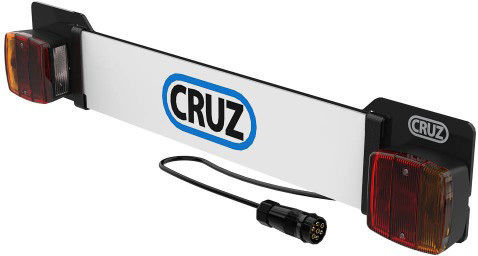 Cruz Σετ Φανάρια & Βάση Πινακίδας για Μπάρες Ποδηλάτου Πορτ Παγκάζ 7 Pin