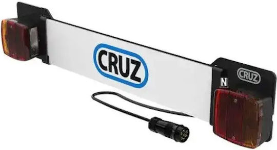 Cruz Set von Lichtern & Kennzeichenhalter für Auto Fahrradträger Port Kofferraum 7 Pin