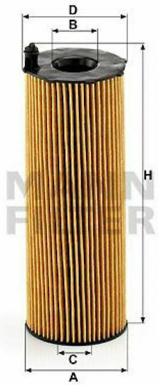 Mann Filter Φίλτρο Λαδιού Αυτοκινήτου για Audi / Porsche / VW