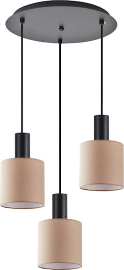 Home Lighting Κρεμαστό Φωτιστικό Καφέ με Ντουί E27 35εκ.