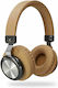 Ksix Retro 2 Wireless / Wired On Ear Headphones with Radio with 10 hours of Operation Brown