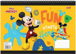 Disney Μπλοκ Ζωγραφικής Mickey C4 22.9x32.4cm 32 Φύλλα