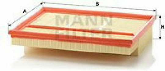 Mann Filter Luftfilter für Autos für Mercedes-Benz C Klasse / CLK-Klasse / SLR (Single-Lens Reflex)