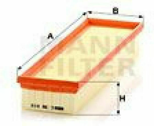 Mann Filter Car Air Filter for Citroen C4 Peugeot 206 / 307