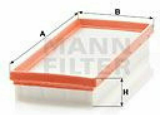Mann Filter Φίλτρο Αέρα Αυτοκινήτου για Smart ForTwo
