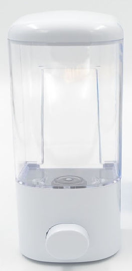Klikareto Dispenser Πλαστικό Λευκό 400ml