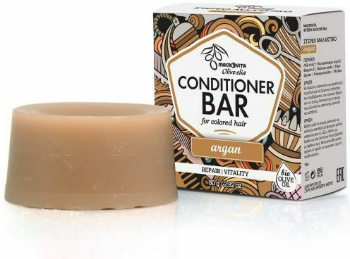 Macrovita Argan Conditioner Αναδόμησης/Θρέψης για Βαμμένα Μαλλιά 80gr