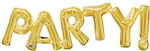 Balloon Foil gold balloon PARTY! 1 piece.