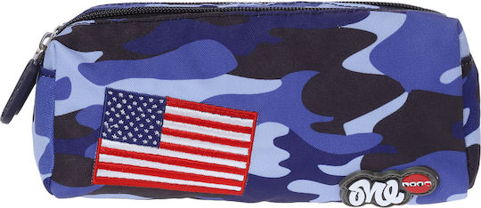 Lyc Sac Ученически Несесер Цилиндър Navy Camo
