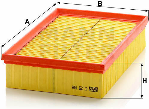 Mann Filter Φίλτρο Αέρα Αυτοκινήτου για Nissan Navara / Pathfinder