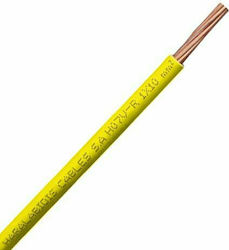 H07V-R Power Cord with Cable Properties 1x10mm² Multicolour 1m