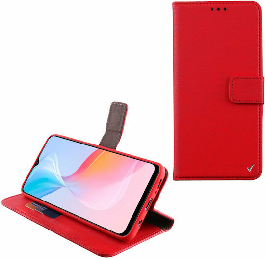 Volte-Tel Allure Magnet Wallet Δερματίνης Κόκκινο (Vivo Y76 5G)