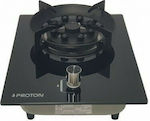 Proton NG-1 Countertop Burner Flüssiggas Single Schwarz