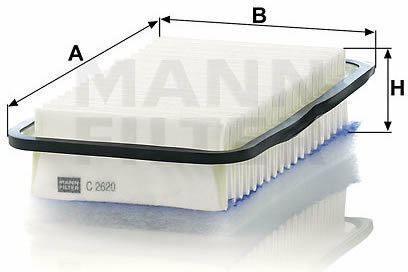 Mann Filter Filtru de Aer Auto pentru Subaru BRZ - Magazin online Toyota Avensis / Corolla / Matrice