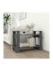 Bibliothek Grau 80x35x56,5cm