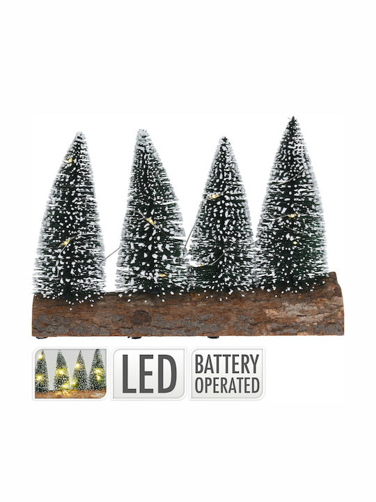 Beleuchtet Weihnachtsdekoration Baum Klassisch 12cm Grün