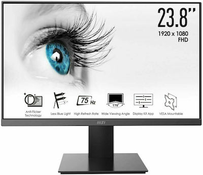 MSI Pro MP241X IPS Monitor 23.8" FHD 1920x1080 cu Timp de Răspuns 4ms GTG