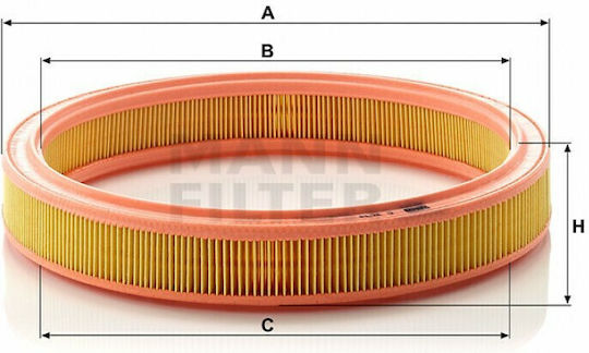 Mann Filter Φίλτρο Αέρα Αυτοκινήτου για Ford Escort / Fiesta / Orion