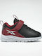 Rush Runner 4.0 Αδιάβροχα Αθλητικά Παιδικά Παπούτσια Running με Σκρατς Black / Flash Red / Cloud White