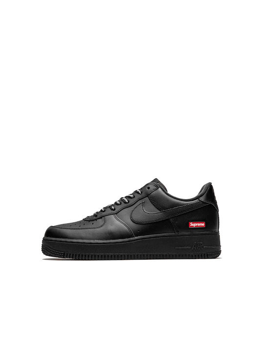 Nike Air Force 1 Low Supreme Ανδρικά Sneakers Μαύρα