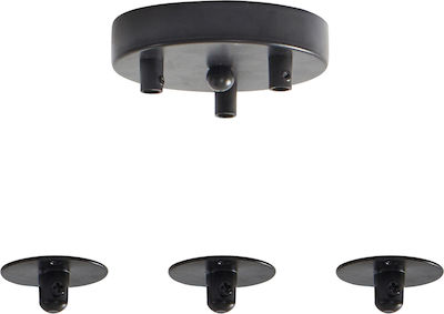 Home Lighting Rozetă de Tavan pentru Corpuri de Iluminat Negru 77-8245