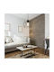 Klikareto Rhombus Pendant Light Black Grid with Socket E27 25cm