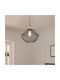 Klikareto Volcano Pendant Light Black Grid with Socket E27 29x65cm