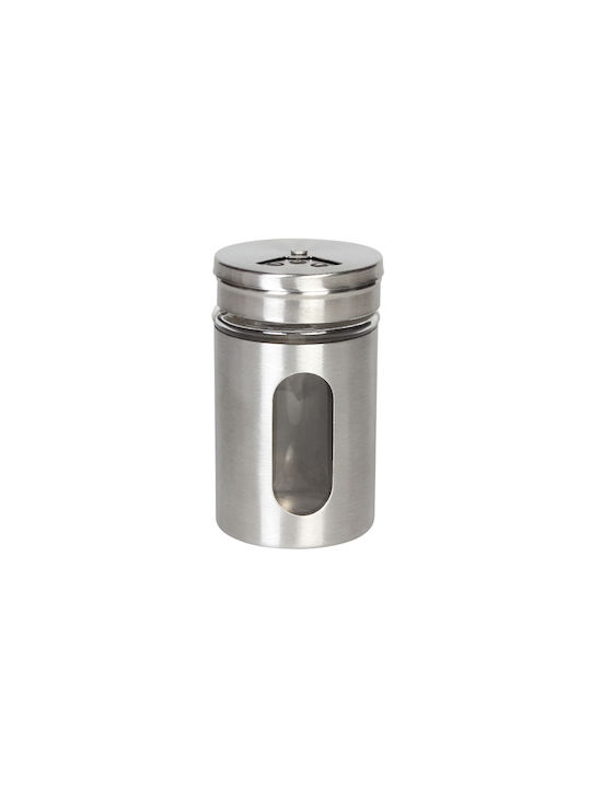 Keskor Inox Tabletop Spice Jar Silver