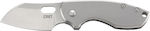 Columbia River Knives Pilar Pocket Knife Silver with Blade made of Steel