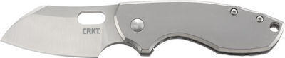 Columbia River Knives Pilar Pocket Knife Silver with Blade made of Steel