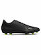 Nike Mercurial Vapor 15 Club FG/MG Χαμηλά Ποδοσφαιρικά Παπούτσια με Τάπες Black / Dark Smoke Grey / Summit White / Volt