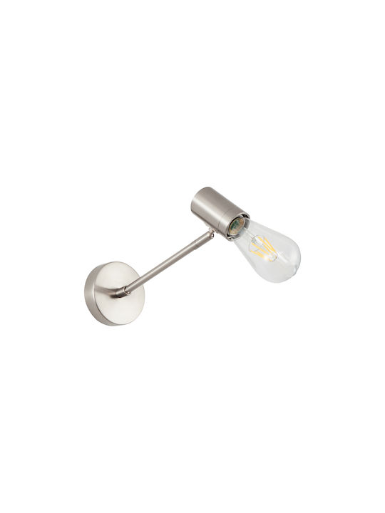 Home Lighting Μονό Σποτ με Ντουί E27 σε Ασημί Χρώμα